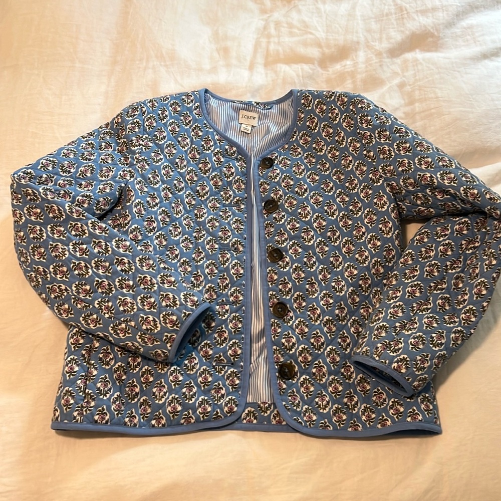 J Crew Quilted Blazer